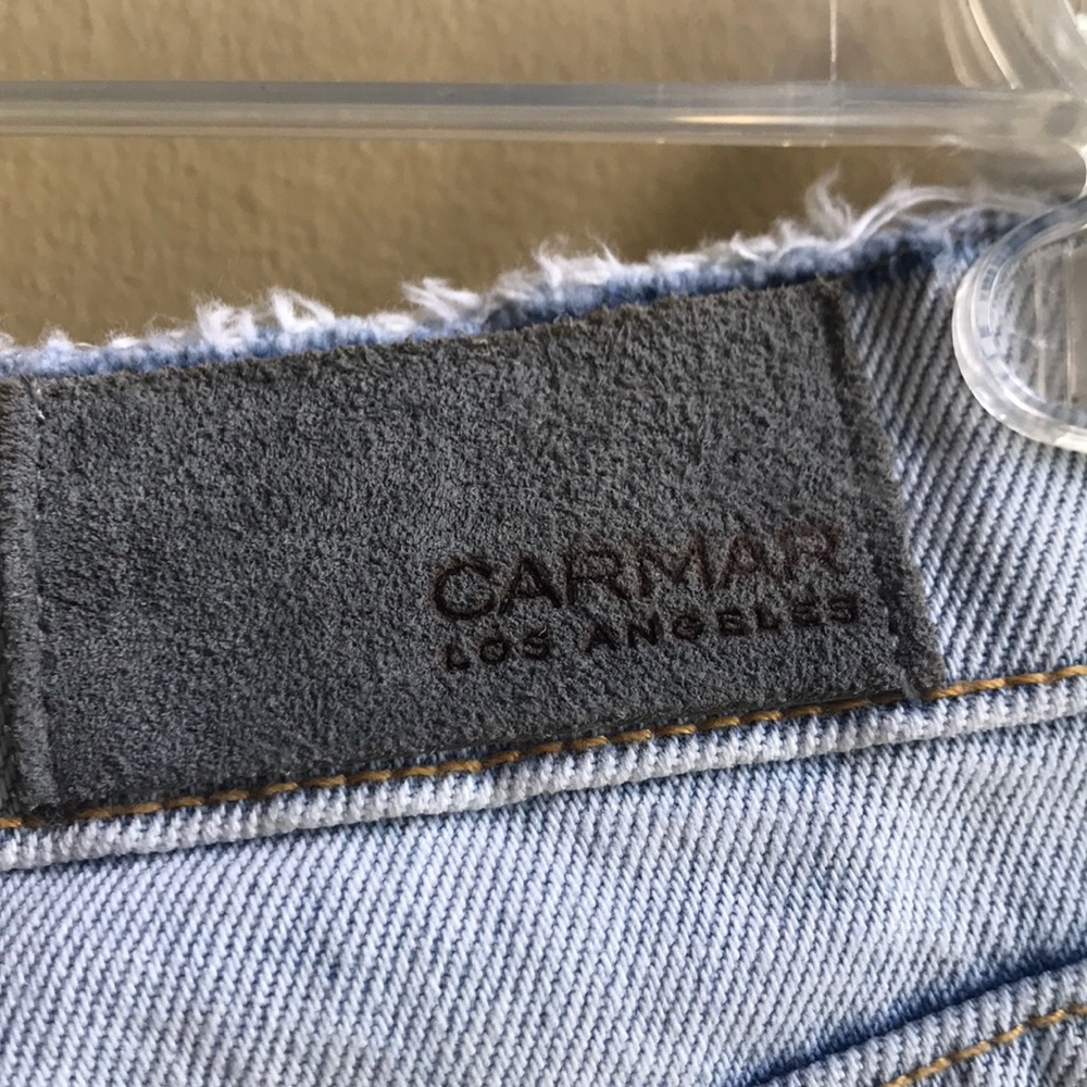 CARMAR denim - Ripped High Waisted Denim Shorts - Picture 5 of 6